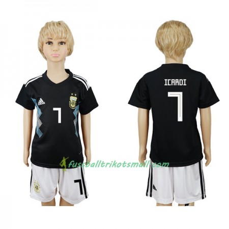 Fußballtrikots Argentinien Icardi 7 Kinder WM 2018 Auswärts-trikot kaufen